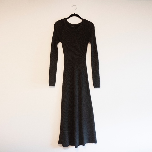 Zara Dresses | Zara Long Sleeve Knit Maxi Dress | Poshmark